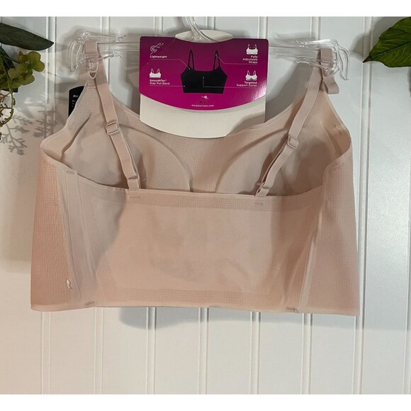 Maidenform Wireless Pure Comfort Pullover Bra Beige Medium - Picture 5 of 12